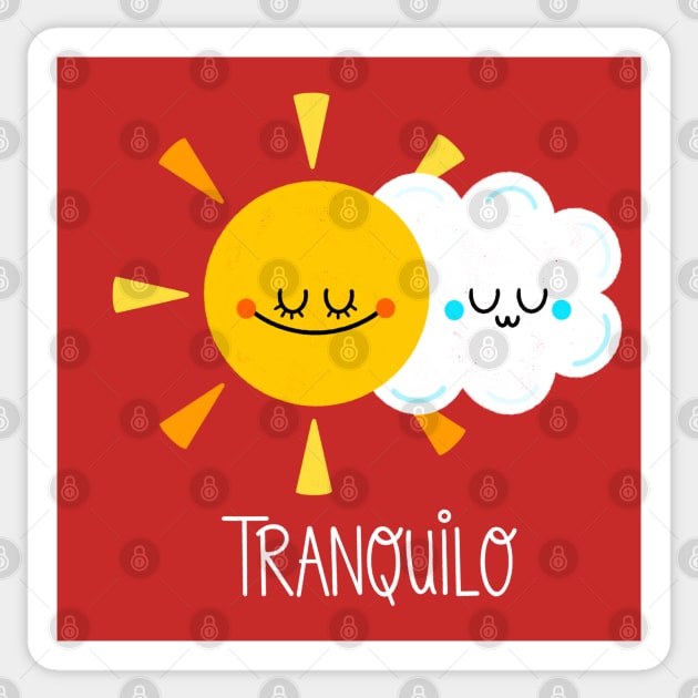 Tranquilo Sticker by KirstyFinnigan